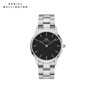 Daniel Wellington นาฬิกาข้อมือ Iconic Link S Black 36มม สีเงิน