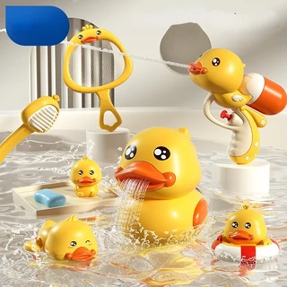 พร้อมส่ง ของเล่นอาบน้ำ ปั้นดอกทานตะวัน ลูกเป็ด/กบ การรดน้ำจะเบ่งบาน Bath Toys ของเล่นในห้องน้ำ