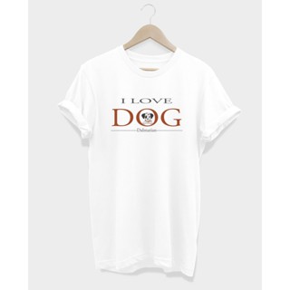 เสื้อยืดหมาดัลเมเชี่ยน I LOVE DOG_02