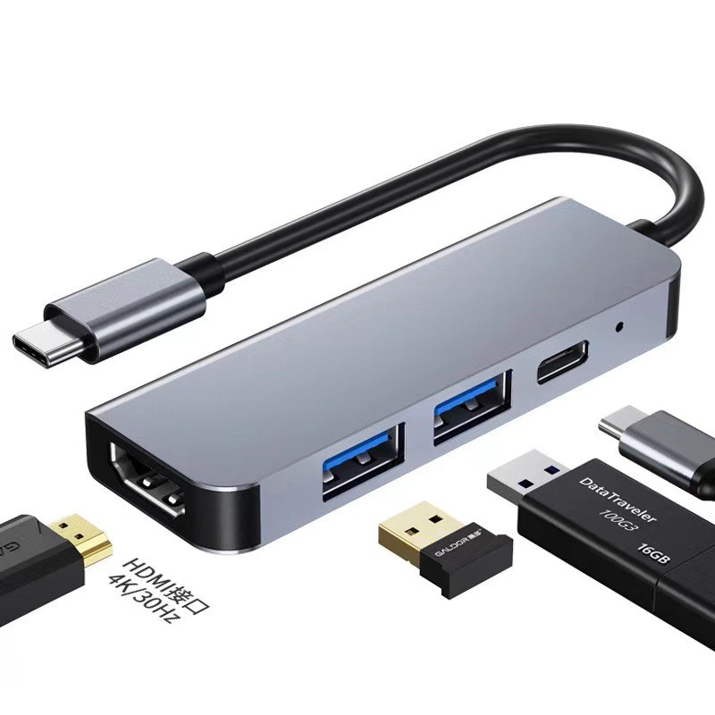USB C Hub 4 in 1 Type C to HDMI 4K for MacBook Pro 2020, MacBook Air 2020, iPad Pro 2020, SAMSUNG S20+