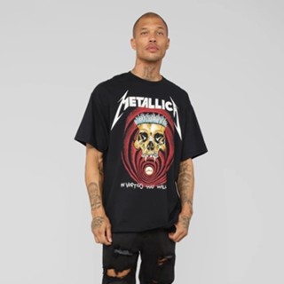 oversize T-shirt เสื้อยืด ลาย Metallica IN VERTIGO | เสื้อยืด พิมพ์ลาย Nsa PREMIUM RAP BOOTLEG VINTROCK METAL BAND BIG S