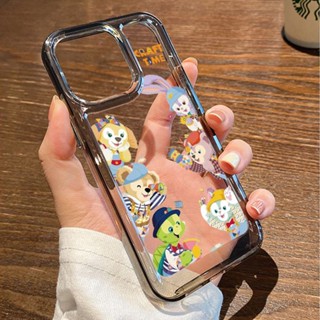 เคสโทรศัพท์ซิลิโคน TPU ใส แบบนิ่ม ลายการ์ตูนสัตว์ กันกระแทก สําหรับ IPhone 14 13 Pro Max 11 12 Pro XS Max XR X 8 7 6S Plus