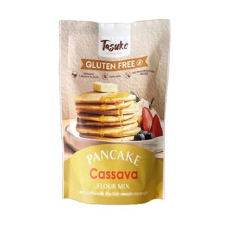 ทาสุโกะ PANCAKE ฟลาวมันสำปะหลังแพนเค้ก 185กTASUKOCASSAVA FLOUR MIX185G