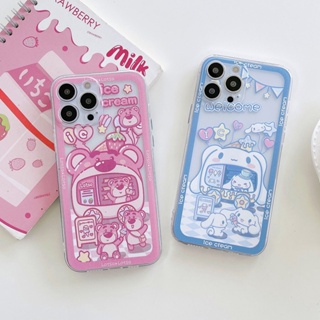 For Xiaomi Mi 11 12 Lite 11T 10T POCO X3 NFC Redmi 9 9C 9A 9T 10 10C Note8 Note9 Note10 Note11 Pro Note9S Note10S Note11S Cartoon Cinnamon Dog Lotso Bear TPU Phone Case