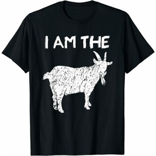 Novelty I Am The Goat Motivational Design Pure Cotton Mens T-Shirts_02