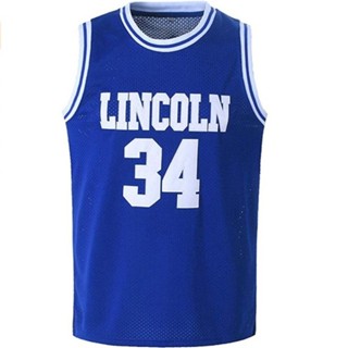 34# เสื้อกีฬาบาสเก็ตบอล ระบายอากาศได้ดี แบบแห้งเร็ว ปักลายภาพยนตร์ Allen LINCOLN SHUTTLESWORTH