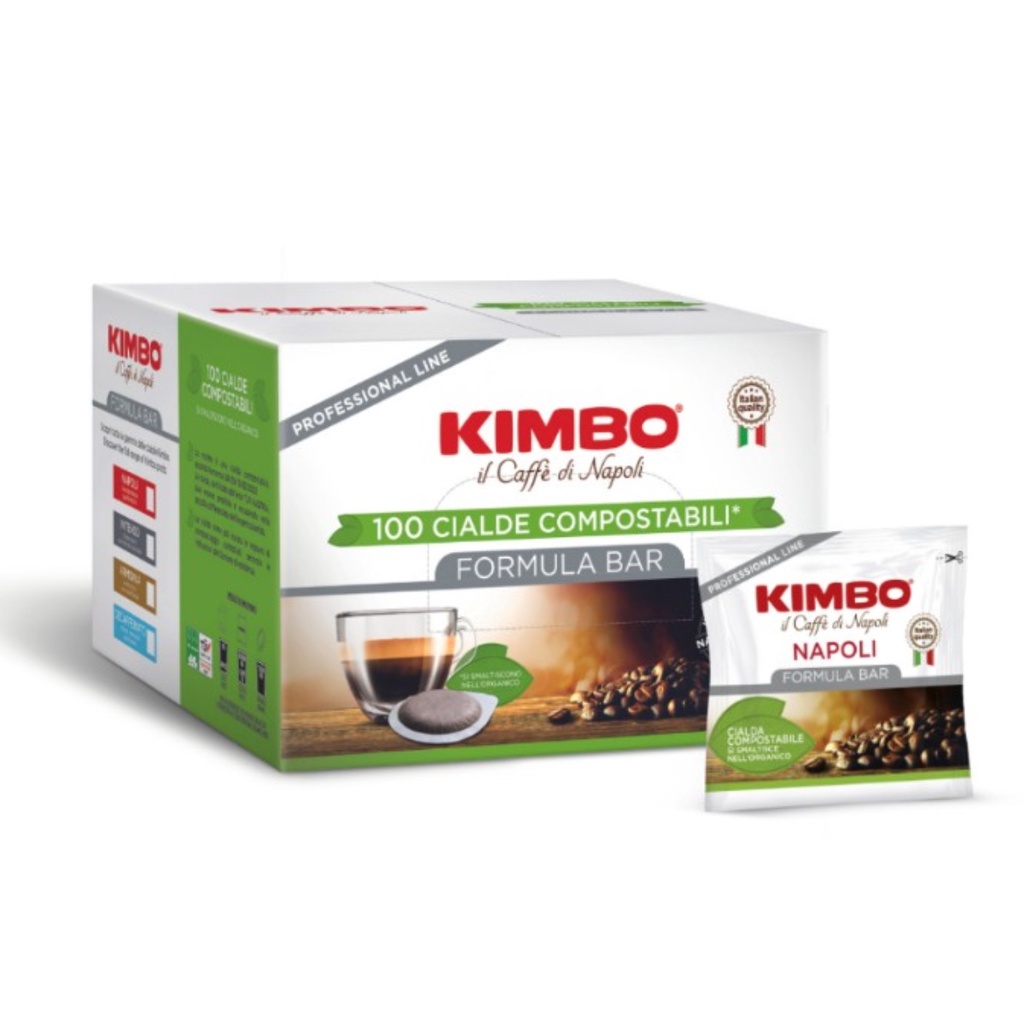 Kimbo ESE Coffee pods Napoli Big Pack 100 pods ต่อกล่อง พอดกาแฟ / จากโซล, เกาหลี