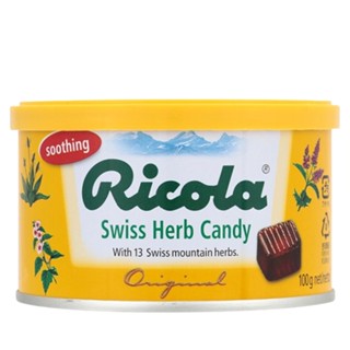 ริโคลาสวิสเฮิร์บลูกอมสมุนไพร HERB 100ก.RICOLA SWISSCANDY 100G.