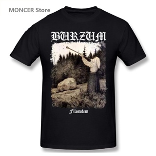 เสื้อยืดแขนสั้น พิมพ์ลายกราฟฟิค Burzum Filosofem Cover Ver2 สไตล์คลาสสิก สําหรับผู้ชาย FJclgd56DOdmck02