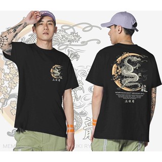 PRIA Japanese Dragon Moon T-shirt/Dragon Moon T-shirt/Mens Distro Top | Women_02