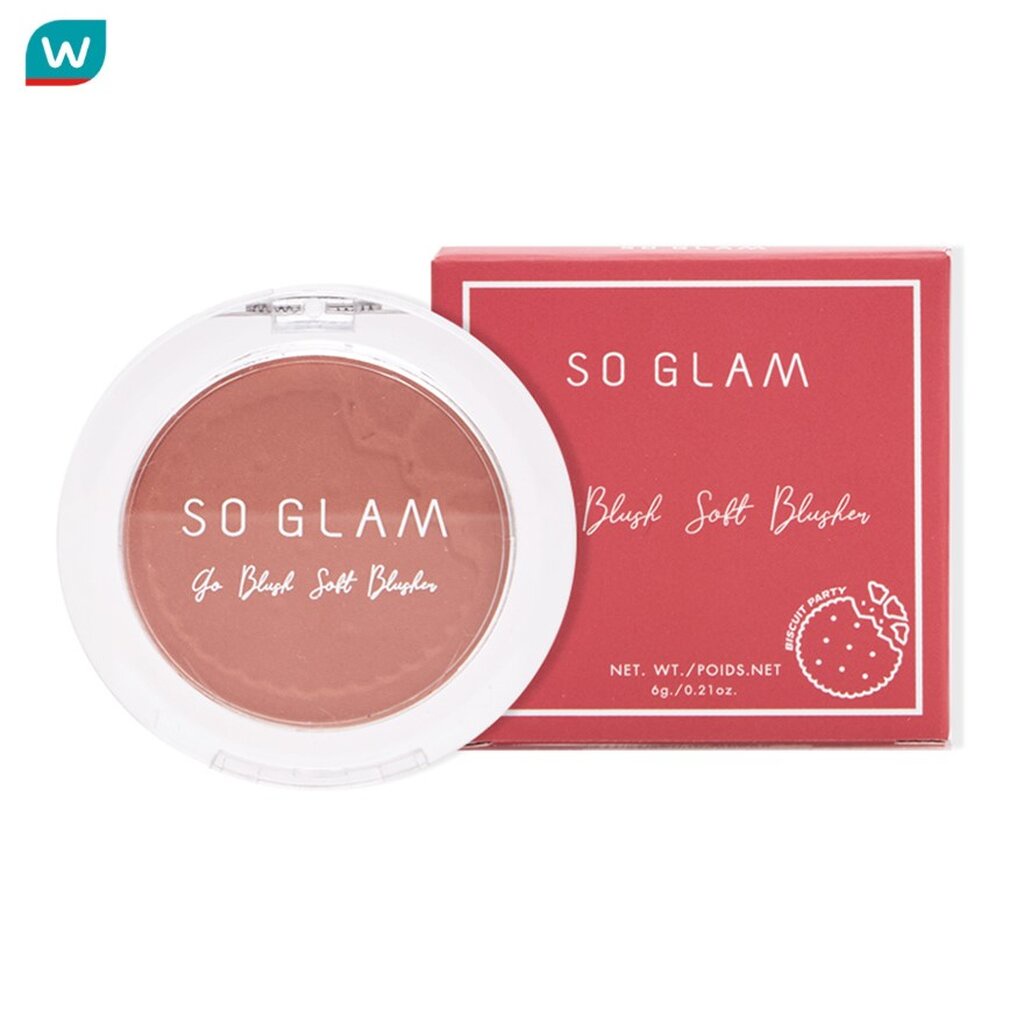 So Glam โซ แกลม โก บลัช ซอฟท์ บลัชเชอร์ 6ก. 09 อัลมอนท์ มิลค์ บิสกิต