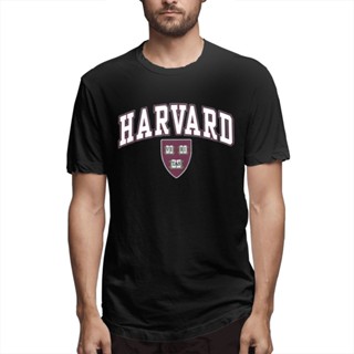 ขายดี!Lwb เสื้อยืดแขนสั้น คอกลม ทรงหลวม พิมพ์ลายโลโก้ Harvard Crimson Arch And Logo Gameday 02 Series คุณภาพสูง พลัสไซซ์