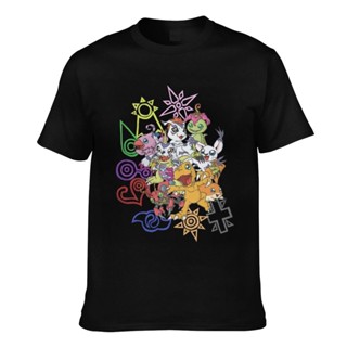 New Arrival Vintage Digimon And Crests Nostalgic Anime Funny MenS T-Shirts Multi-Color Optional_07