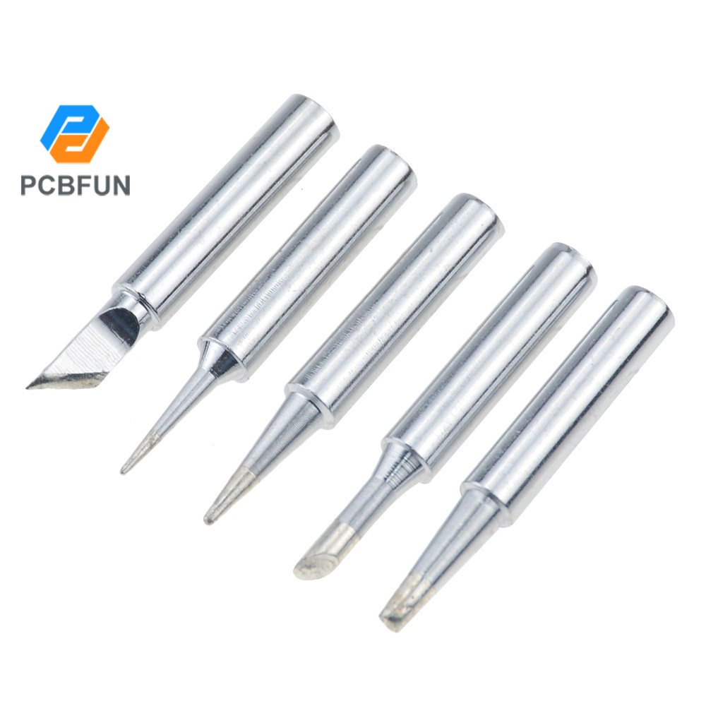 PCBFUN ชุดเครื่องมือไขควงบัดกรี 900M-T สําหรับบัดกรี Hakko 5 ชิ้น