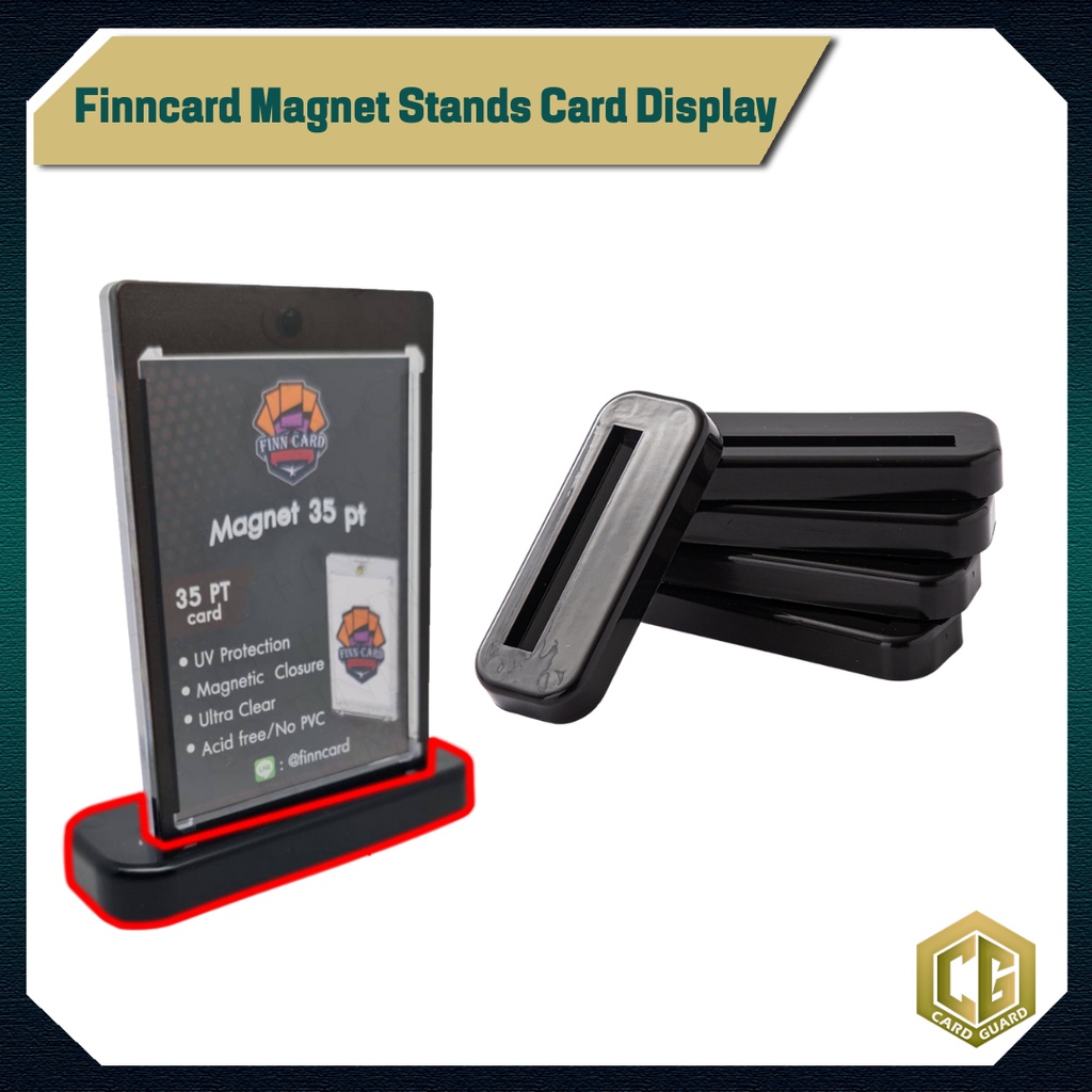 [Card Guard] Finncard ขาตั้งเคส Magenet 35pt ใช้โชว์การ์ด สามารถใช้ได้ทั้งกรอบ Magnet