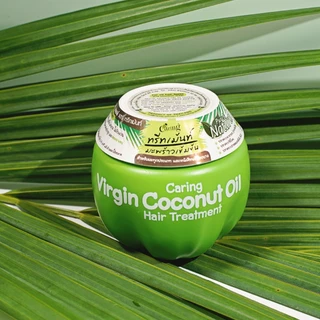 Caring Virgin Coconut Oil Hair Treatment แคริ่งเวอร์จิ้นโคโคนัทแฮร์ทรีทเม้นท์ 230 กรัม