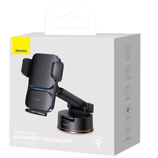 ็ฺBaseus ที่วางมือถือในรถ+แท่นชาร์จไร้สาย แท่นวางโทรศัพท์ Car mount holder wireless charger 15W