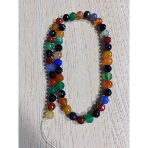 หินอาเกตสีสันธรรมชาติ4m6m8m10m12m - รูปที่ 3