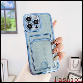 Blue การ์ดผู้ถือ Silicone Soft Case for ipone เคสไอโฟน14promax 12 xr caseiPhone13promax เคสไอโฟน7พลัส case for iPhone 14 13 12 11 Pro Max XR 6 7 8 Plus Xs Max 11 12 13 Pro Max 11 13 Pro SE