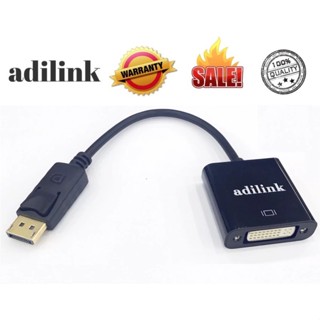 Display to DVI Adapter Converter, Display Port DP To DVI-I Adapter Displayport DVI-D Splitter Male to Female Video Link