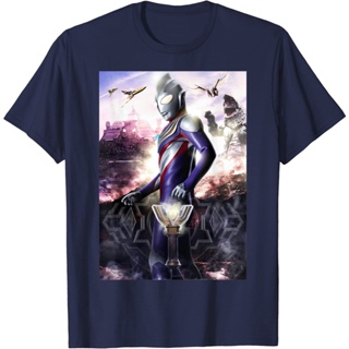 เสื้อยืด พิมพ์ลาย Ultraman Three Poster Visual Design B แฟชั่น สําหรับเด็กผู้ชาย และผู้หญิง อายุ 1 2 3 4 5 6 7 8 9 _05