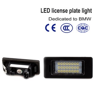 ไฟติดป้ายทะเบียนรถยนต์ LED สําหรับ BMW E82 E88 E90 E92 E93 E39 E61 2 ชิ้น