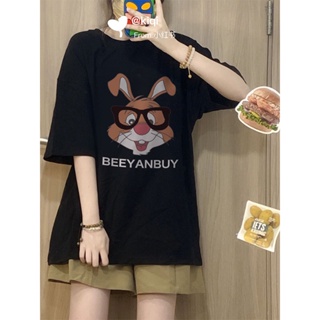 100% cotton student short-sleeved t-shirt womens summer loose girl oversize design sense niche half-sleeved top