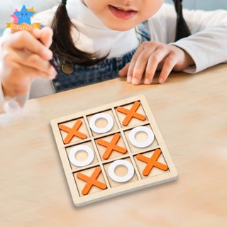 [Edstars] ชุดเกมกระดานไม้คลาสสิก TAC Toe XO ของเล่นสําหรับเด็ก