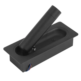 โคมไฟ Led ติดผนังข้างเตียงนอน แบบปิดภาคเรียนอัตโนมัติ สีดํา