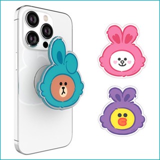 Line Friends - happy rabbit year phone griptok popsocket pop socket grip tok / brown cony sally