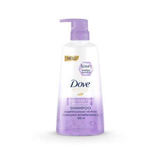 โดฟ สีม่วง แชมพู แอนตี้แฮร์ฟอล 450มล.DOVE SHAMPOOANTI HAIRFALL450ML.