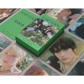 โปสการ์ด TXT Album TEMPTATION GREEN Photocards SOOBIN BEOMGYU YEONJUN TAEHYUN HUENINGKAI Lomo Cards Kpop 55 ชิ้น/กล่อง