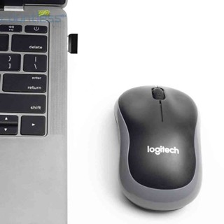 Logitech M185 เมาส์ออปติคอลเล่นเกมไร้สาย 2.4 GHz 1000DPI 3 ปุ่ม [countless.th]