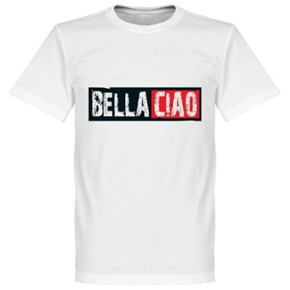 Lint9 {พร้อมส่ง เสื้อยืดผ้าฝ้าย 100% พิมพ์ลาย Bella Ciao Husband โอเวอร์ไซซ์ ไซซ์ XS-6XL สําหรับผู้ชาย ของขวัญคริสต์มาส