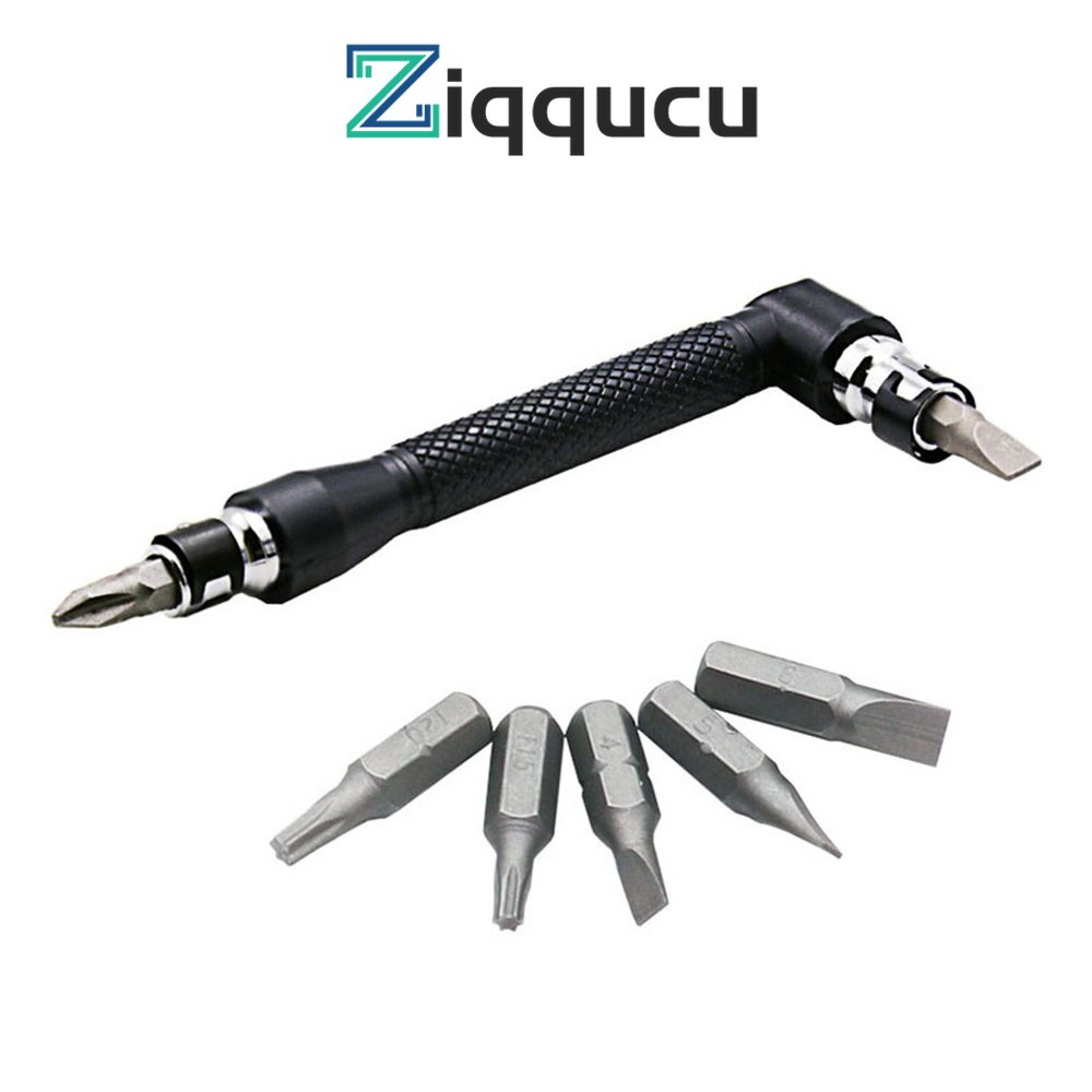 Ziqqucu ชุดวงล้อ ขนาดเล็ก พร้อมช่องฟิลลิปส์ และอะแดปเตอร์ สําหรับซ็อกเก็ตขนาดอื่นๆ ที่ใช้ในพื้นที่แคบ