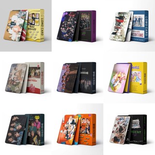 โปสการ์ด โฟโต้การ์ด BTS StrayKids ITZY IVE Blackpink EN Lomocard 55 ชิ้น/ชุด