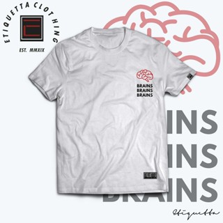 Pocket Tee - BRAINS BRAINS BRAINS_03