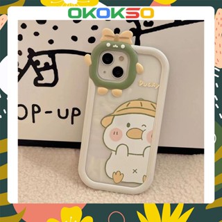 ใหม่ เคสโทรศัพท์มือถือแบบนิ่ม กันกระแทก ลายการ์ตูนเป็ดน้อยน่ารัก R17 สําหรับ OPPO Reno8 Reno7pro reno6 7z 5 A53 A9 2020 F11 A15 A31