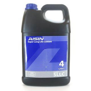 น้ำยาหล่อเย็นเติมหม้อน้ำ น้ำยาเติมหม้อน้ำ 4L 4ลิตร สีเขียว สีชมพู สีฟ้า AISIN JAPAN 100%