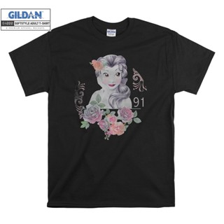 [COD]GILDAN Beauty And The Beast Belle เสื้อยืดลําลอง แขนสั้น มีฮู้ด ทรงโท้ท โอเวอร์ไซซ์ สไตล์วินเทจ สําหรับผู้ชาย _01