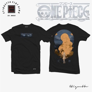  ใหม่เอี่ยมอนิเมะAnime Shirt - ETQT - One Piece - Nami - Silhouette