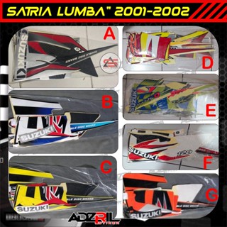 สติกเกอร์ SUZUKI SATRIA SATRIA (LUMBA LUMBA) 2001-2002 SATRIA LUMBA LUMBA Old Knight SATRIA Aggressip SATRIA 2 จังหวะ