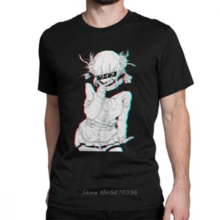 oversize T-shirt เสื้อยืดคอกลม แขนสั้น ผ้าฝ้าย พิมพ์ลาย Toga Himiko The Crazy Villain Waifu พลัสไซซ์ สําหรับผู้ชาย S-5XL