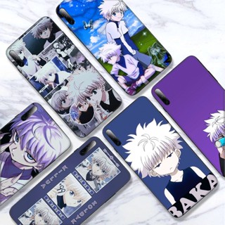 เคสโทรศัพท์มือถือ ลายการ์ตูนอนิเมะ Killua Zoldyck สีดํา สําหรับ Huawei Y6 2019 Y7 2019 Y7 Prime 2018 2019 Y9 2019 Y9 Prime 2019