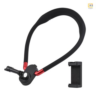 Sports Camera Neck Holder Mount Smartphone Neck Mount Chest Holder with Action Camera Mount Adapter &amp; Phone Holder Replacement for   11/10/9/8 iPhone 14/13/12/11 Video Rec