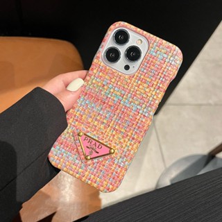 Fashion Barbie Case For xiaomi mi10pro mi11 mi12 12x 12S Mi 12Pro civi Fashion Woven Pattern Phone Case for Redmi Note11Pro K40 Pro + K50 Pro Phone Cases