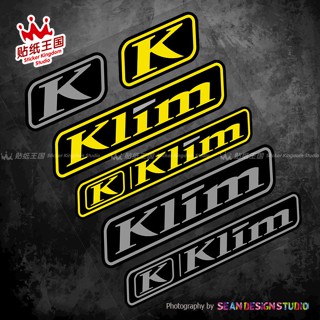 KLIM off-road rally helmet sticker R1250GS F850GS F750GS G310GS motorcycle fuel tank sticker helmet waterproof reflective sticker