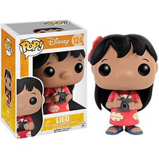 Funko POP 124 ฟิกเกอร์ Disney: Lilo &amp; Stitch - Lilo ของเล่นสําหรับเด็ก