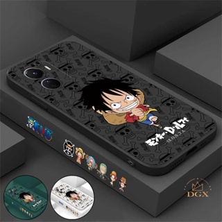 เคสโทรศัพท์ซิลิโคนนุ่ม ลายการ์ตูนลูฟี่ One Piece สําหรับ OPPO A17 A57 2022 A15 A16 A16K A54 A53 A12 A5S A7 A3S A11k A31 A52 A92 A94 A93 A37 F9 A1K Reno 7 6 5F 4F DGX