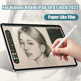 ฟิล์มกันรอยหน้าจอแท็บเล็ต ความคมชัดสูง ไม่ลื่นไถล สําหรับ Xiaomi Redmi Pad 10.61 Paper Like Matte Screen Film Writing Painting Film